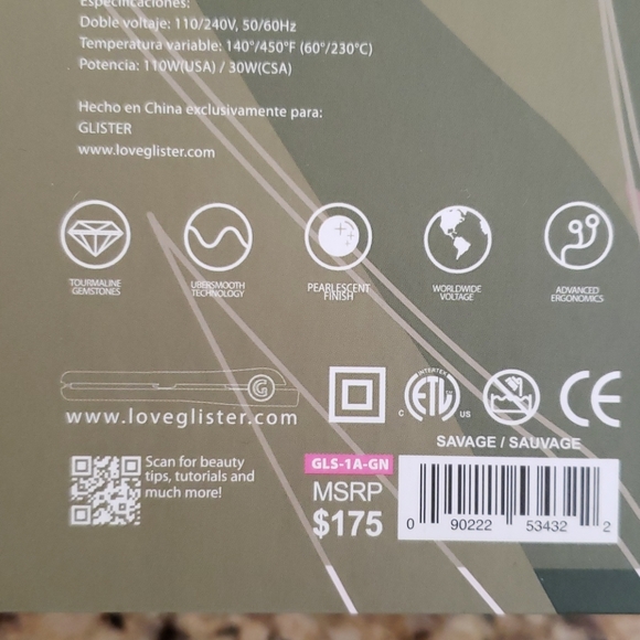 Glister Paradise - Savage Flat Iron - Picture 2 of 5